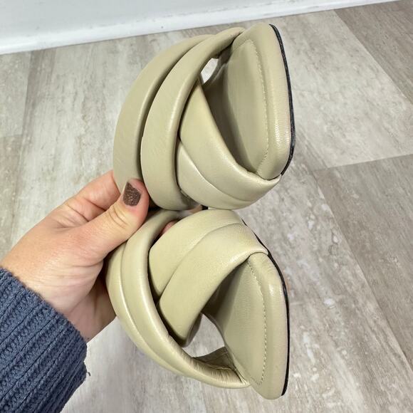 Anine Bing Cade Sandals in Beige Size 36 - Picture 4 of 9